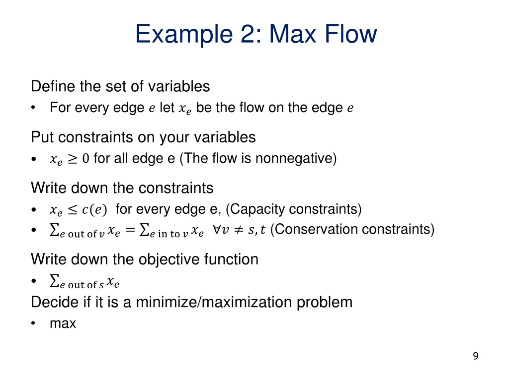 example 2 max flow