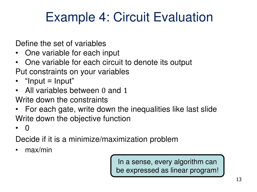 example 4 circuit evaluation 1