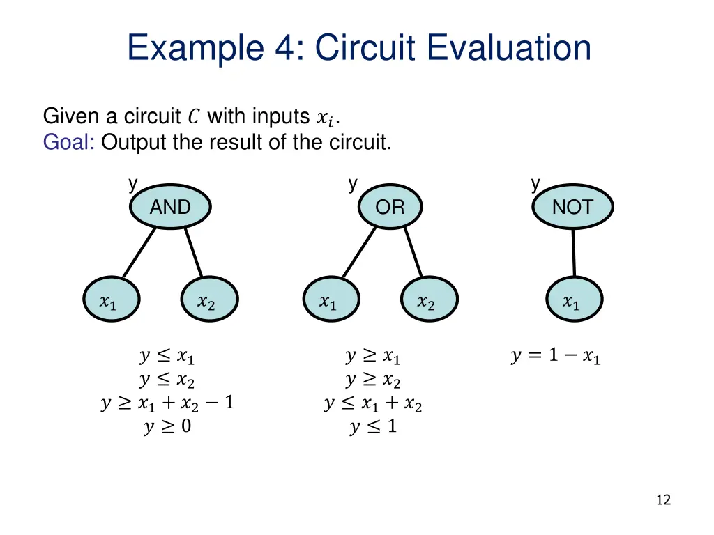 example 4 circuit evaluation