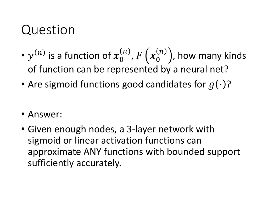 question
