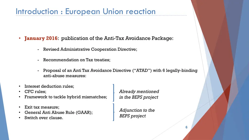introduction european union reaction 1