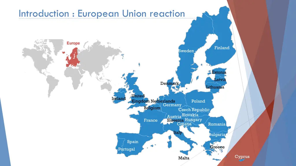 introduction european union reaction