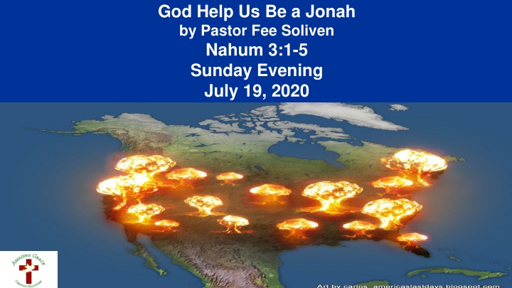 god help us be a jonah by pastor fee soliven