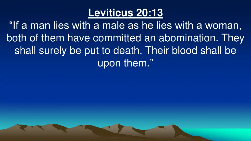 leviticus 20 13