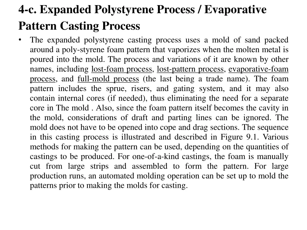 4 c expanded polystyrene process evaporative