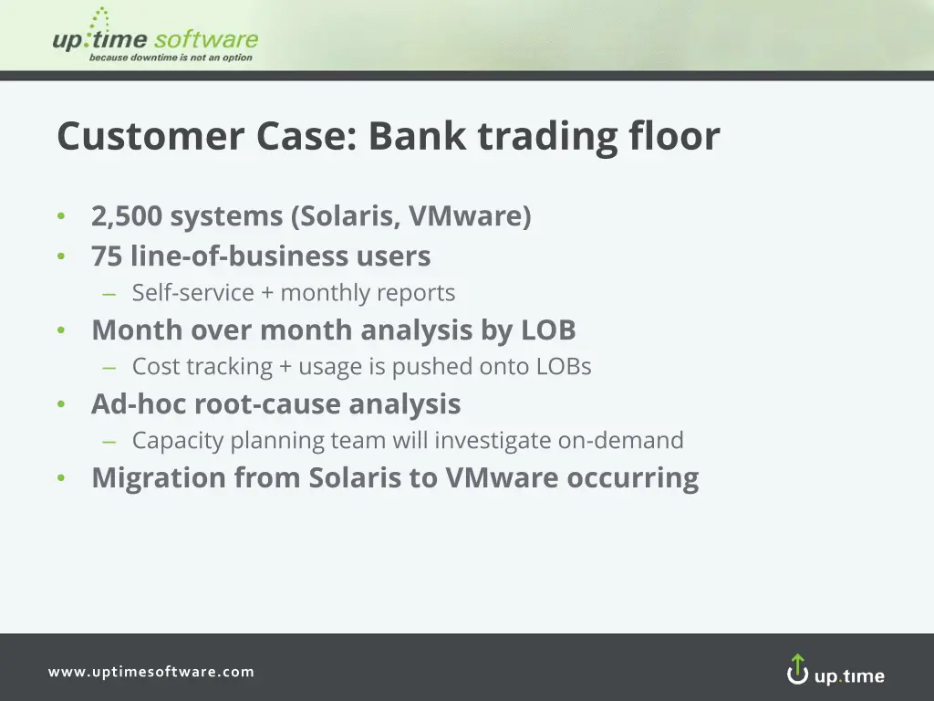 customer case bank trading floor