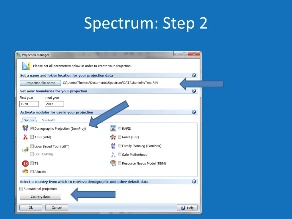 spectrum step 2