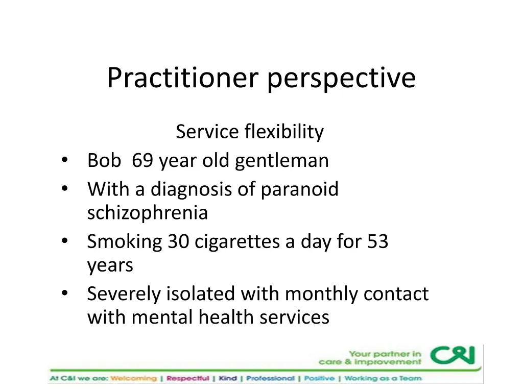 practitioner perspective