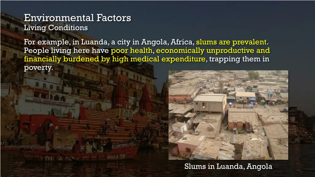 environmental factors living conditions 1