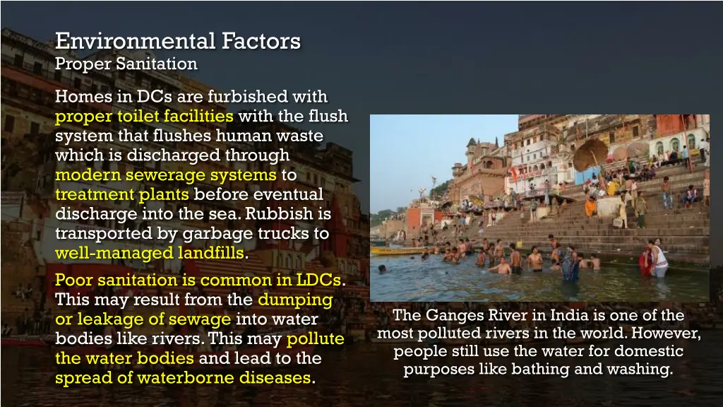 environmental factors proper sanitation