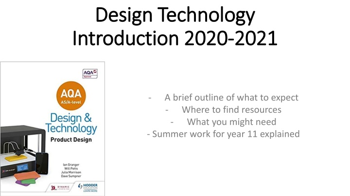 design technology design technology introduction
