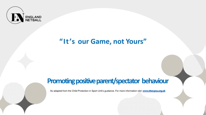 it s our game not yours