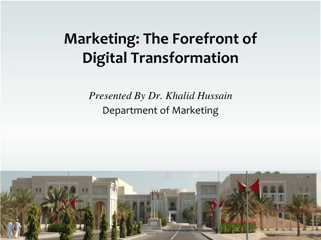 marketing the forefront of digital transformation