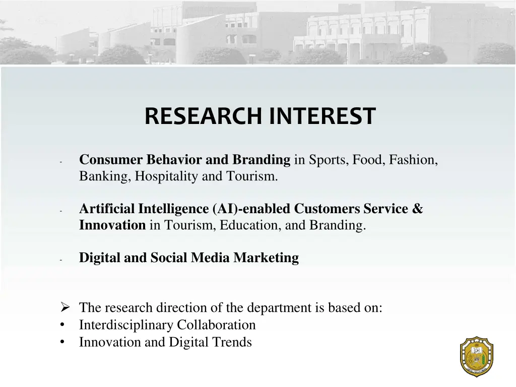 research interest
