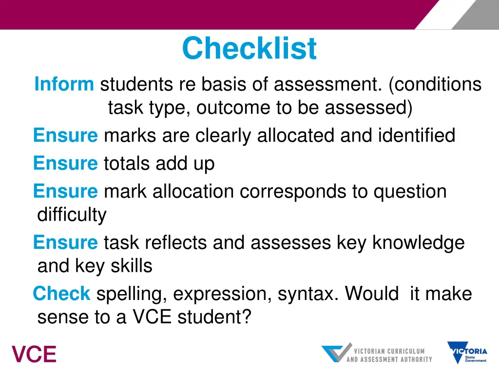 checklist