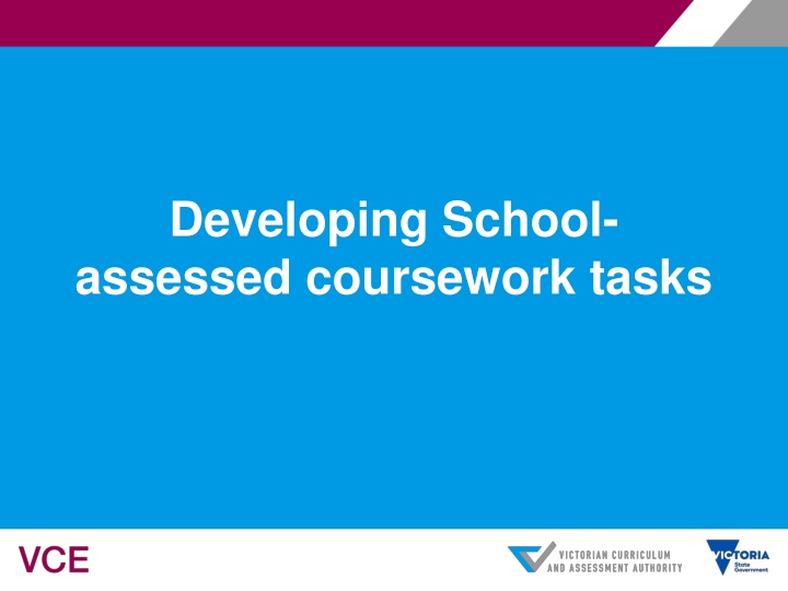 developing school assessed coursework tasks