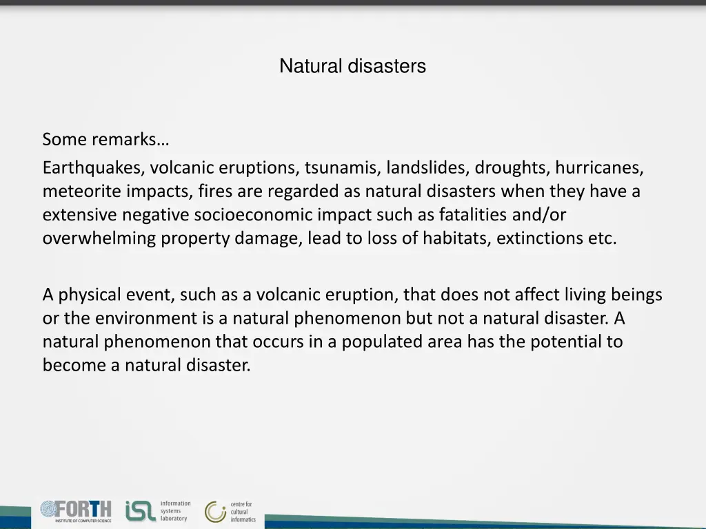 natural disasters 1