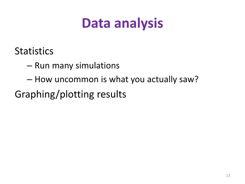 data analysis