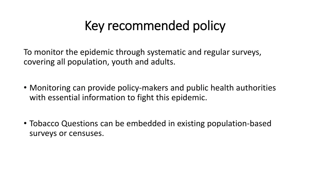 key key recommended recommended policy