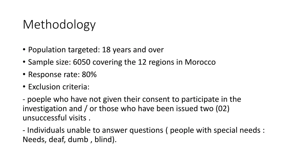 methodology
