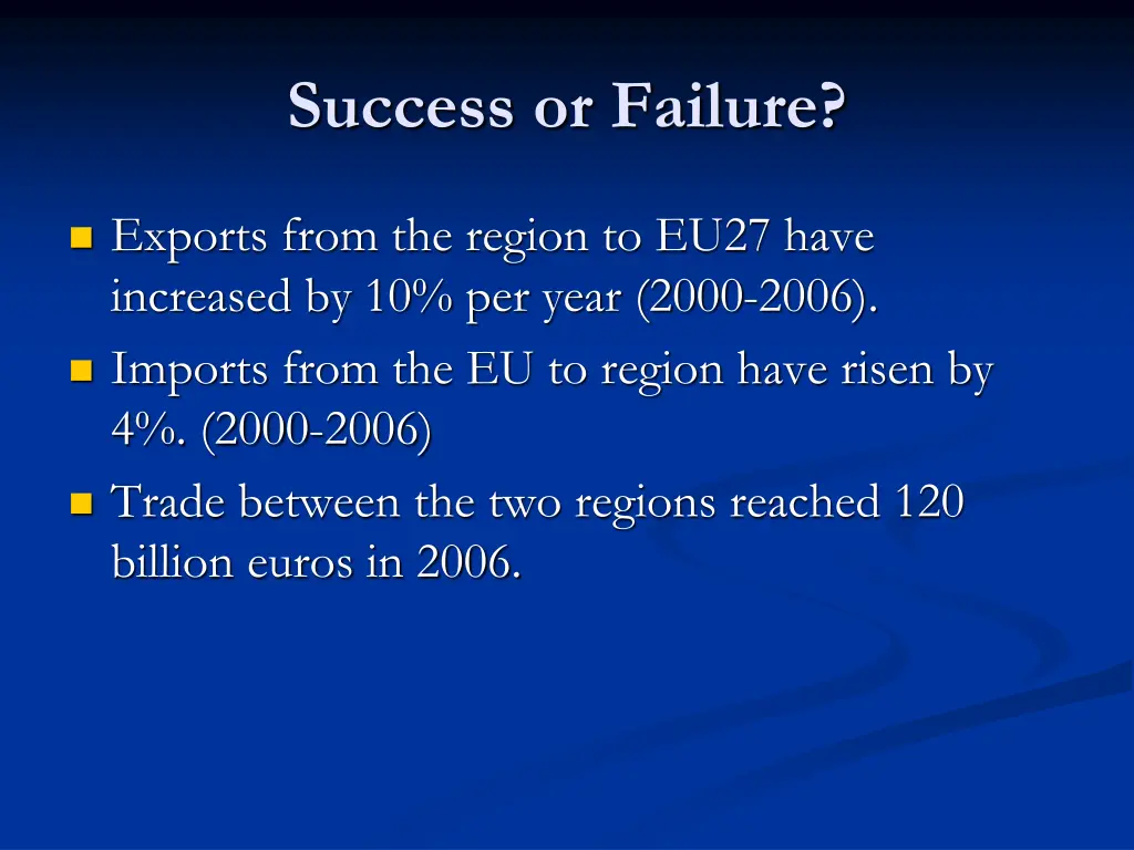 success or failure