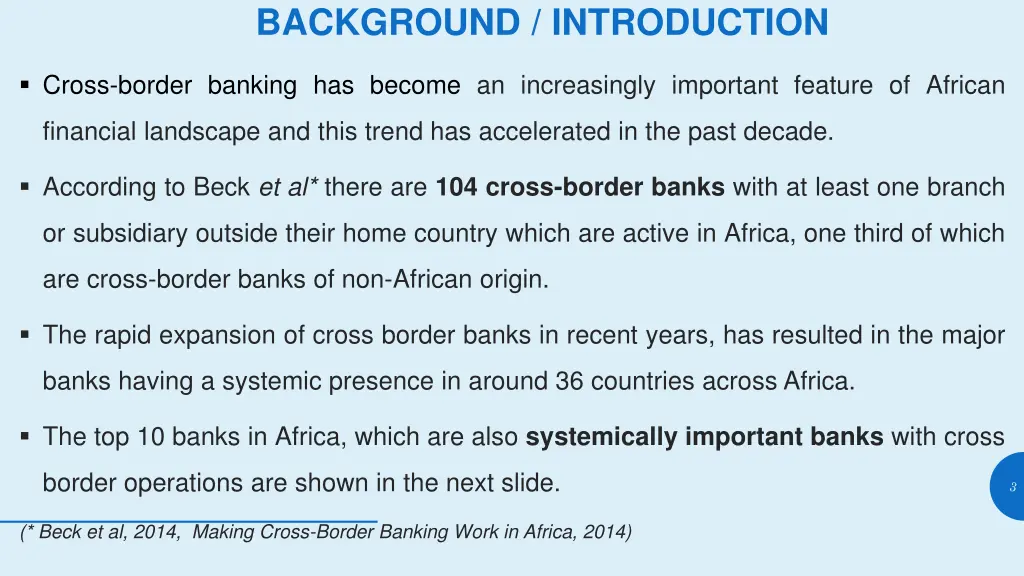 background introduction