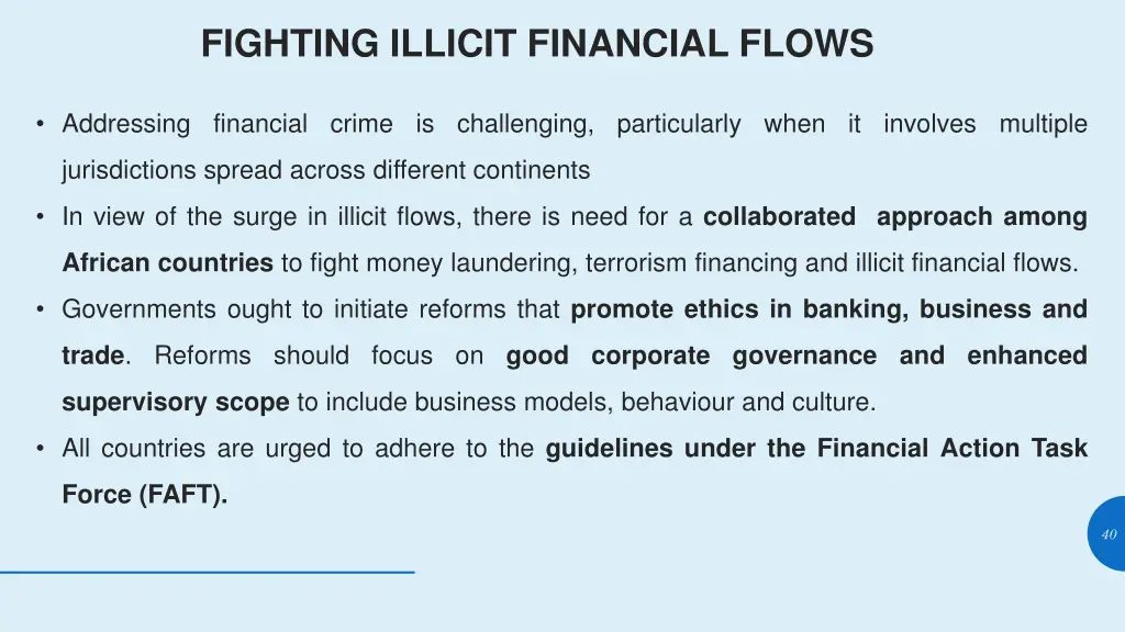 fighting illicit financial flows