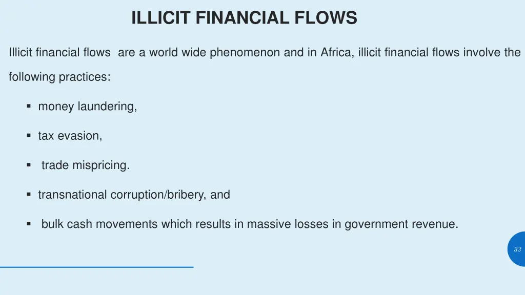 illicit financial flows