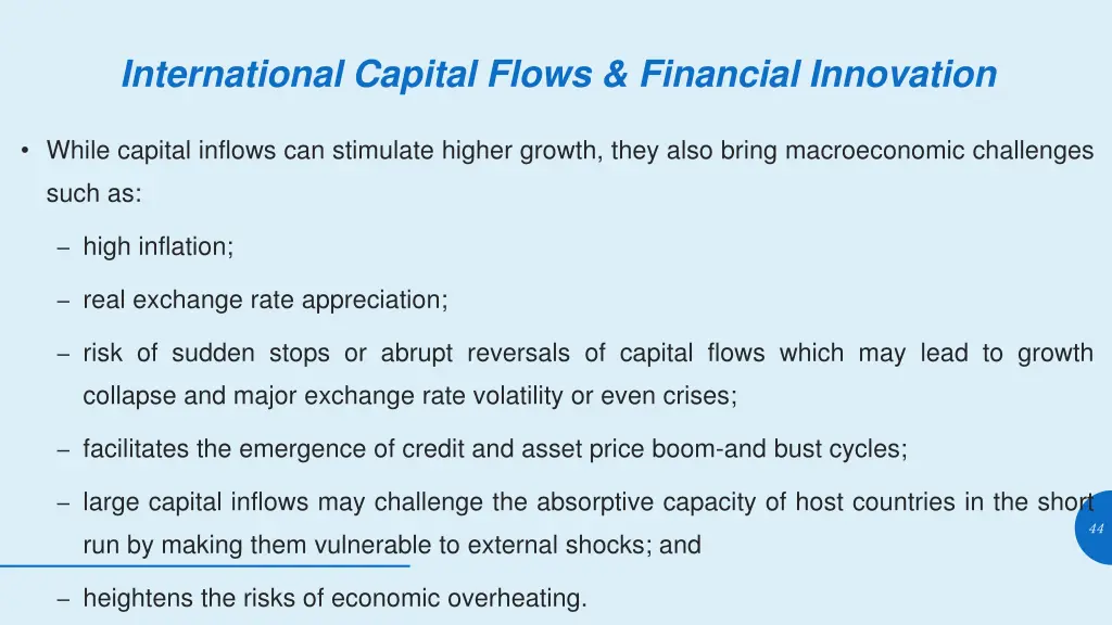 international capital flows financial innovation 2