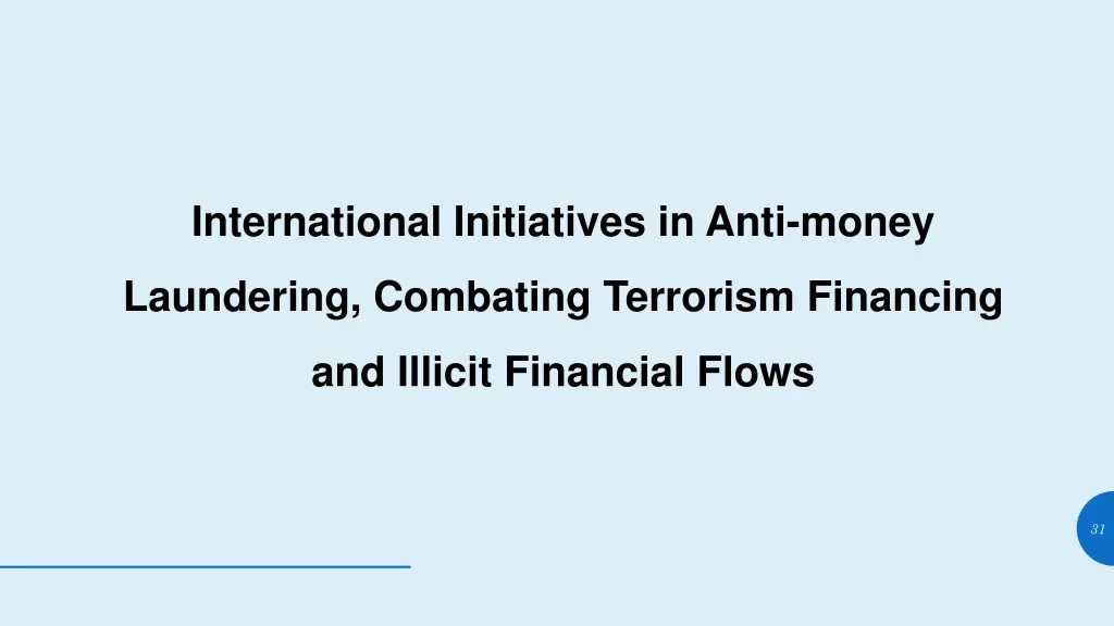 international initiatives in anti money