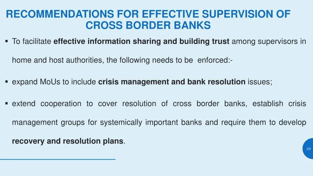 recommendations for effective supervision 1