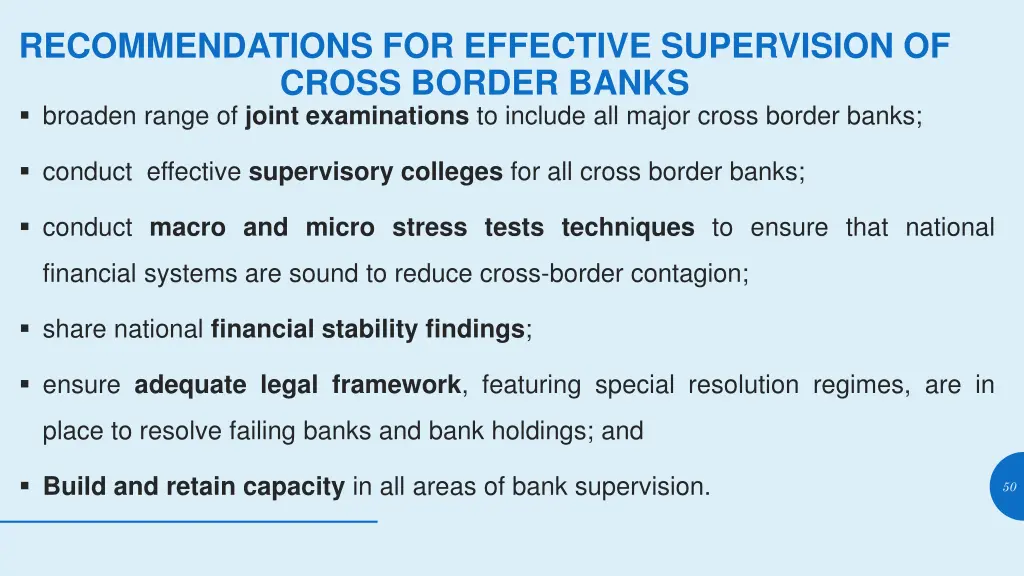 recommendations for effective supervision 2