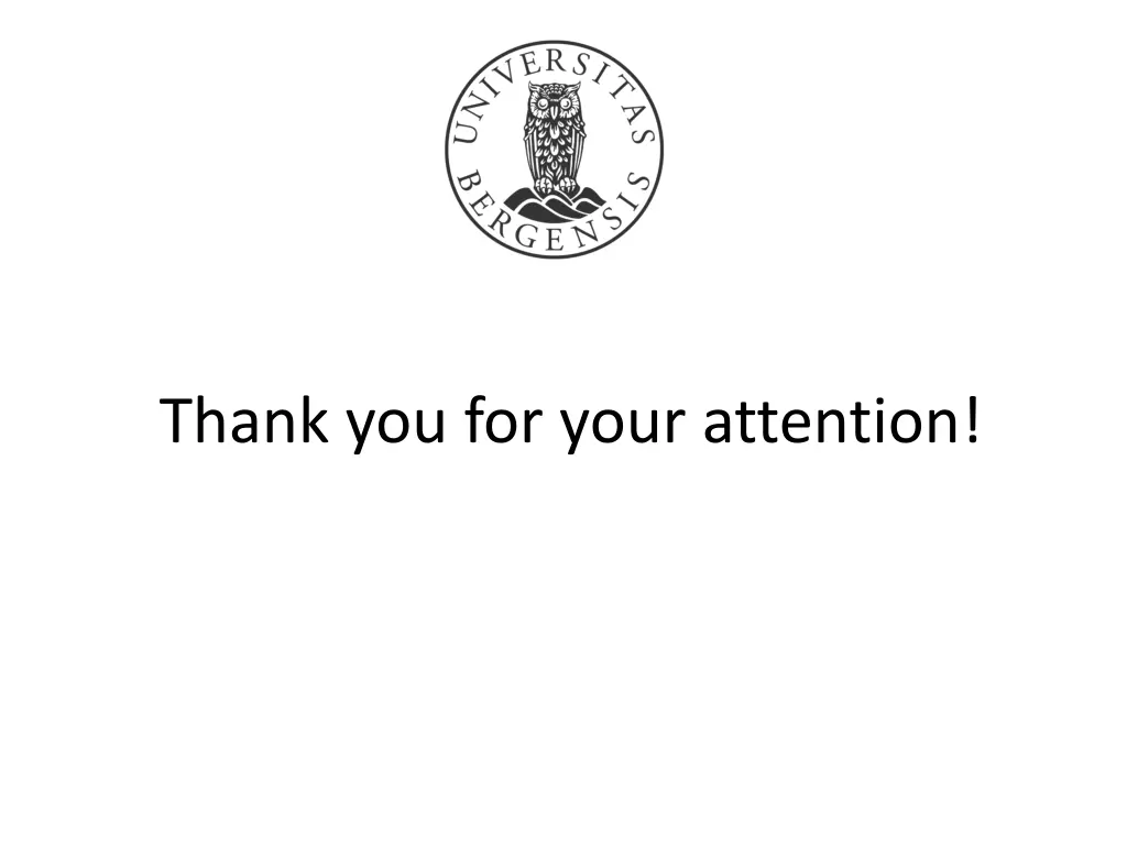 thank you for your attention