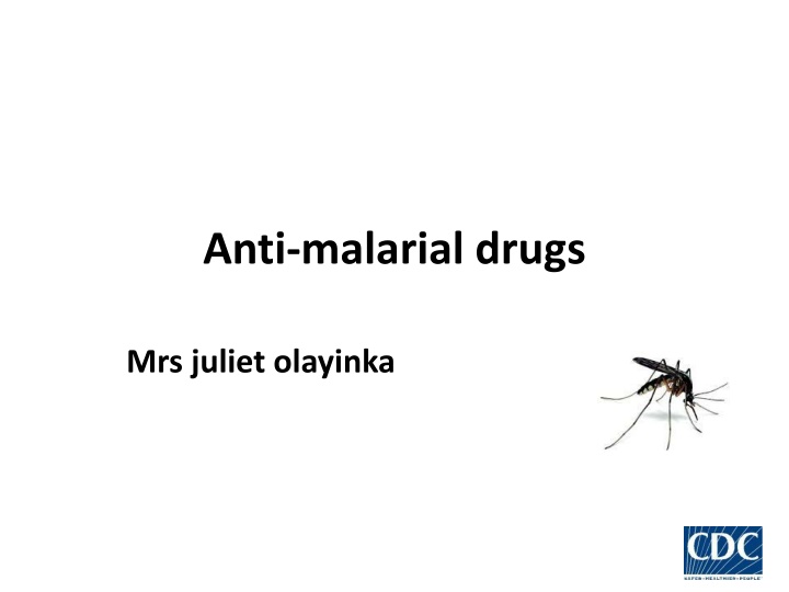 anti malarial drugs