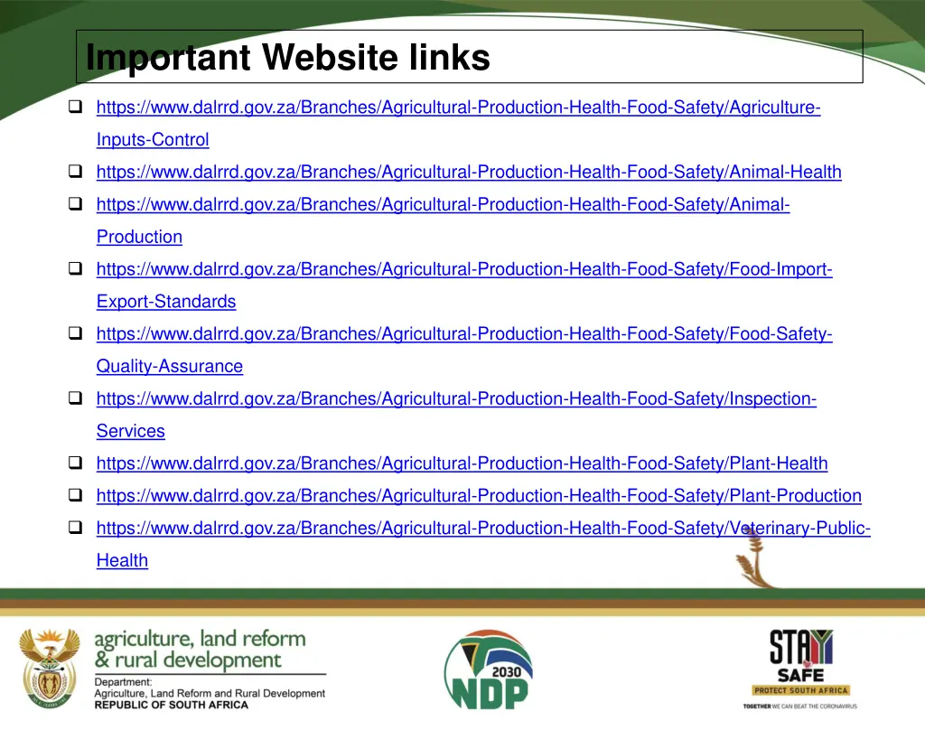 important website links