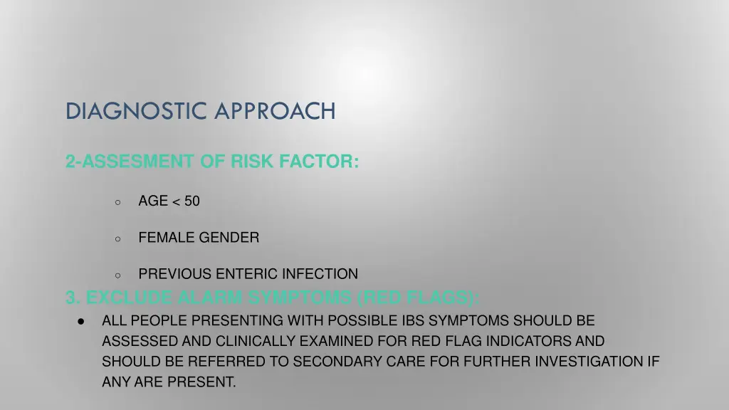 diagnostic approach 1