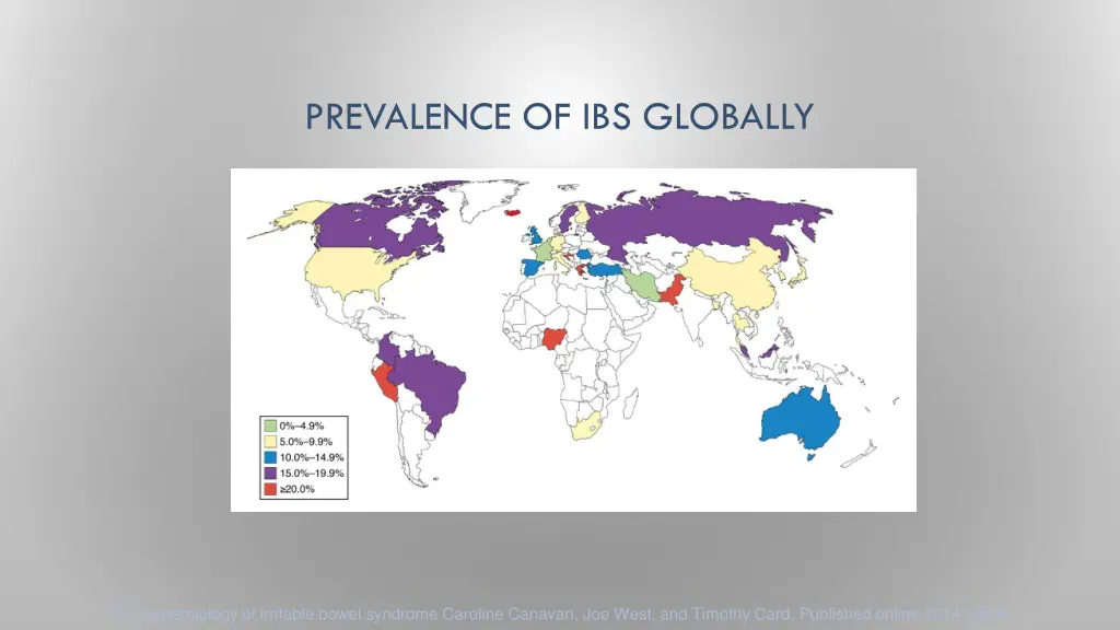 prevalence of ibs globally