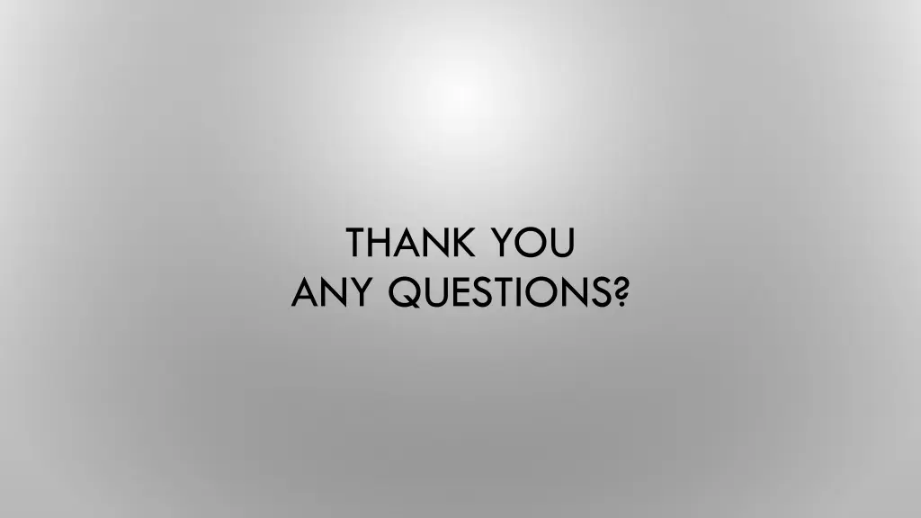 thank you any questions