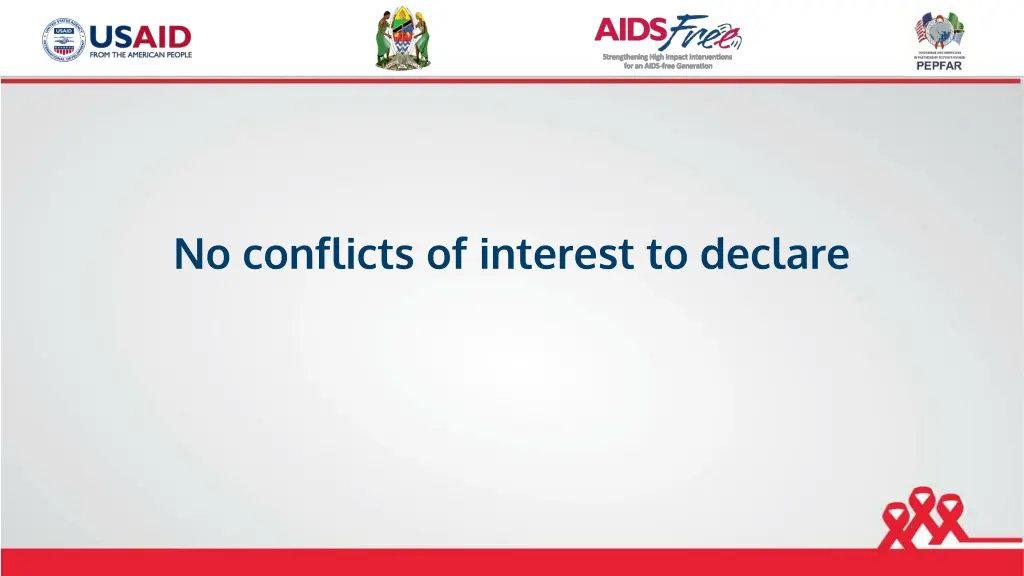 no conflicts of interest to declare