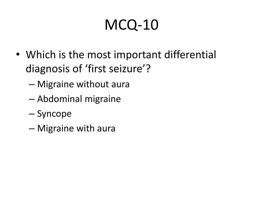 mcq 10