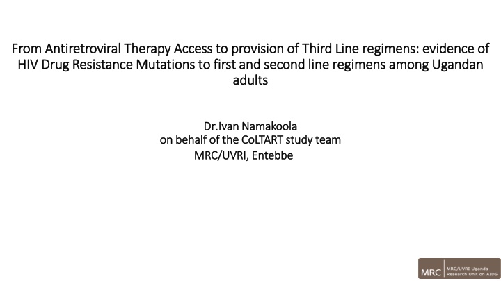 from from antiretroviral therapy access