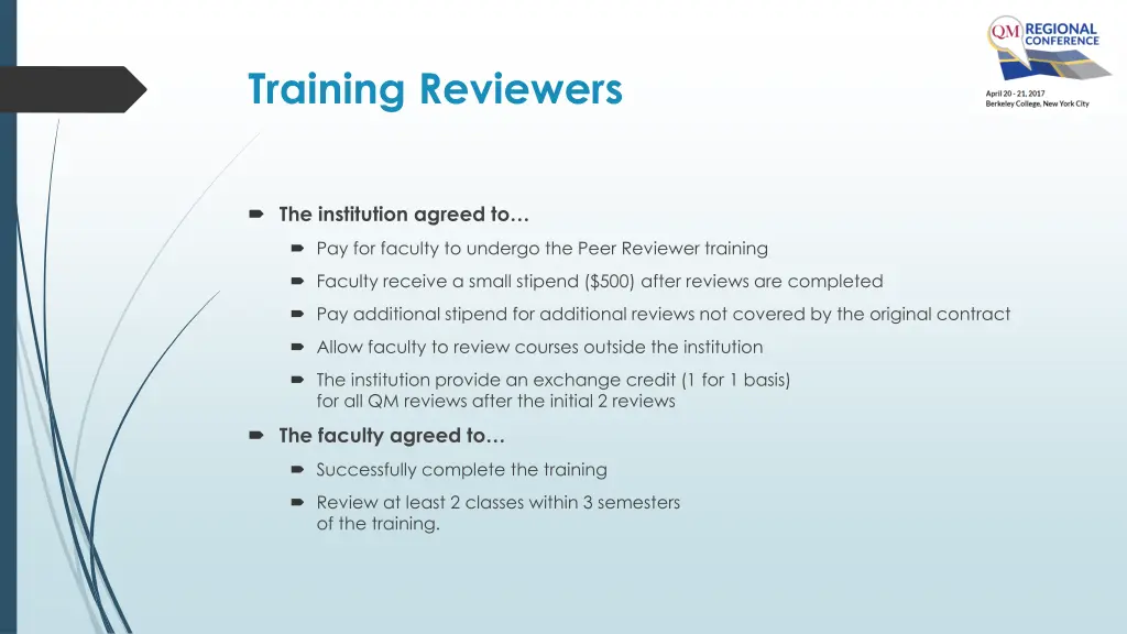training reviewers 1
