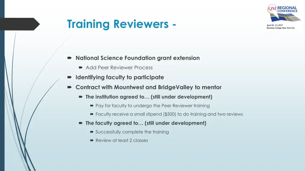 training reviewers 2