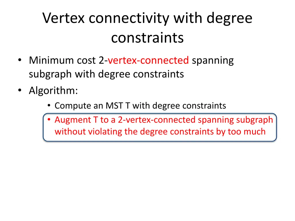 vertex connectivity with degree constraints