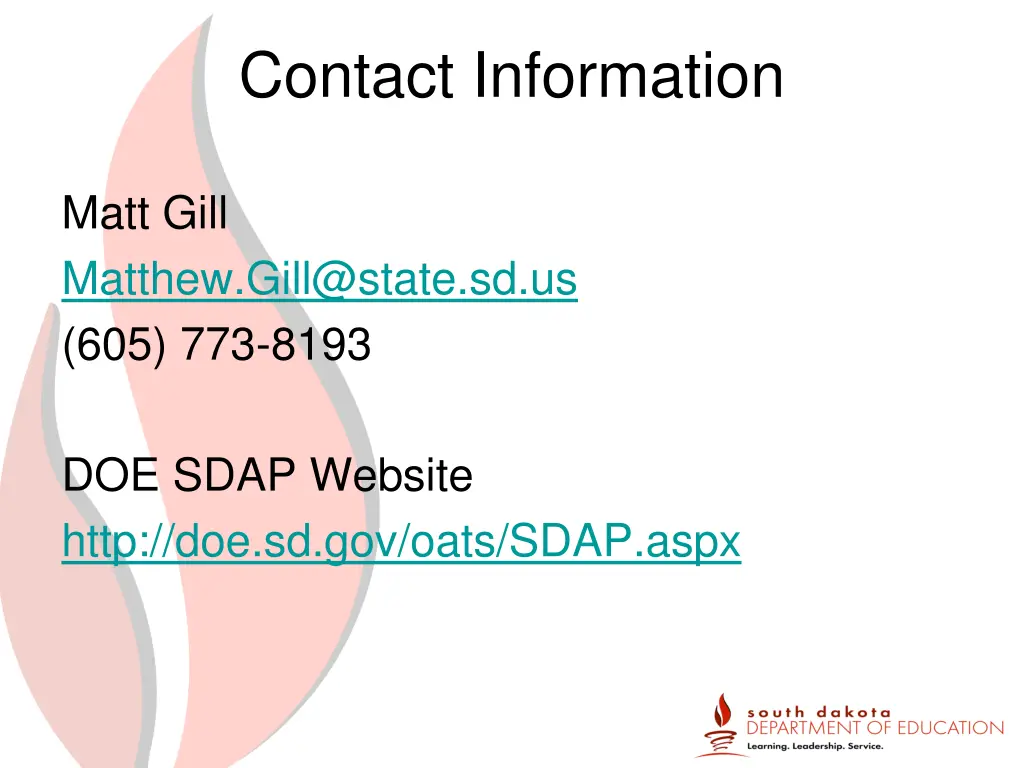 contact information