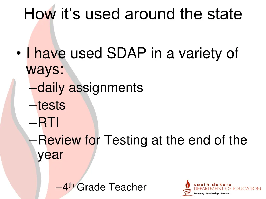 how it s used around the state 11