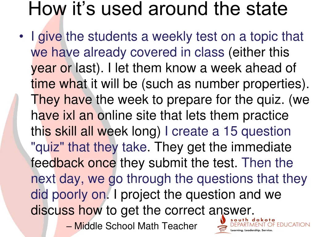 how it s used around the state 5