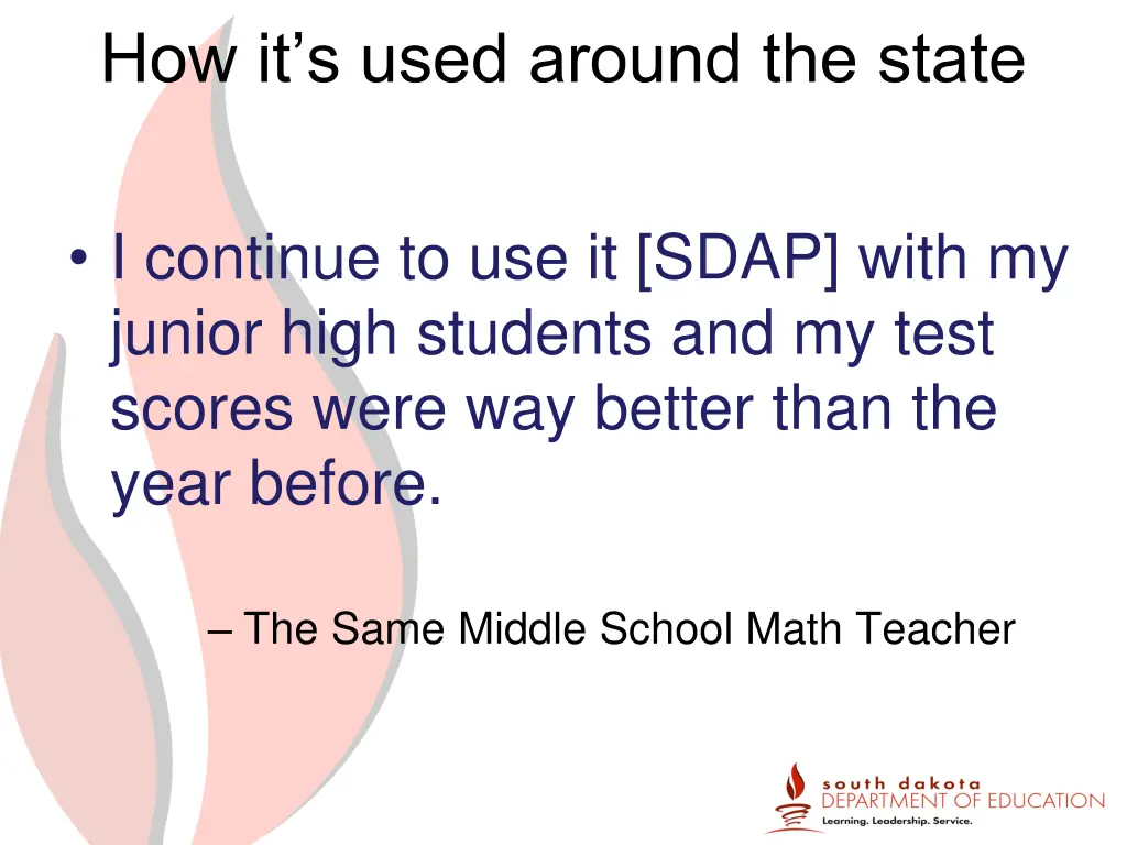 how it s used around the state 6