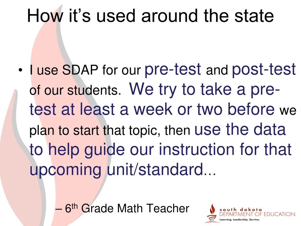 how it s used around the state 7