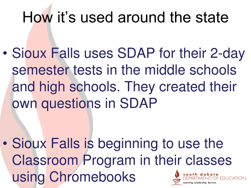 how it s used around the state 9